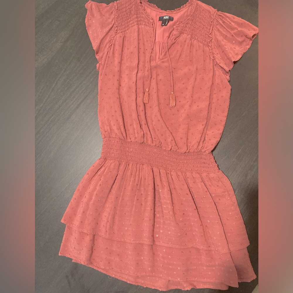 NWOT similar PAIGE dresses are on sale for at least $40! Nice light peach color